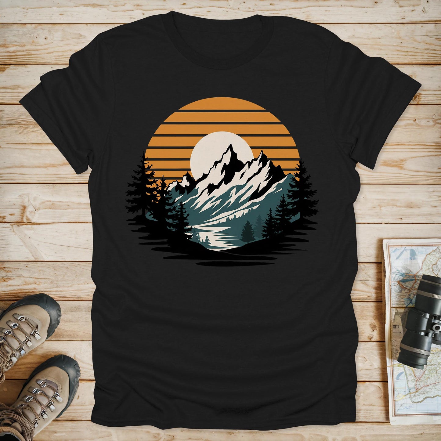 Retro Rising Sun T-Shirt