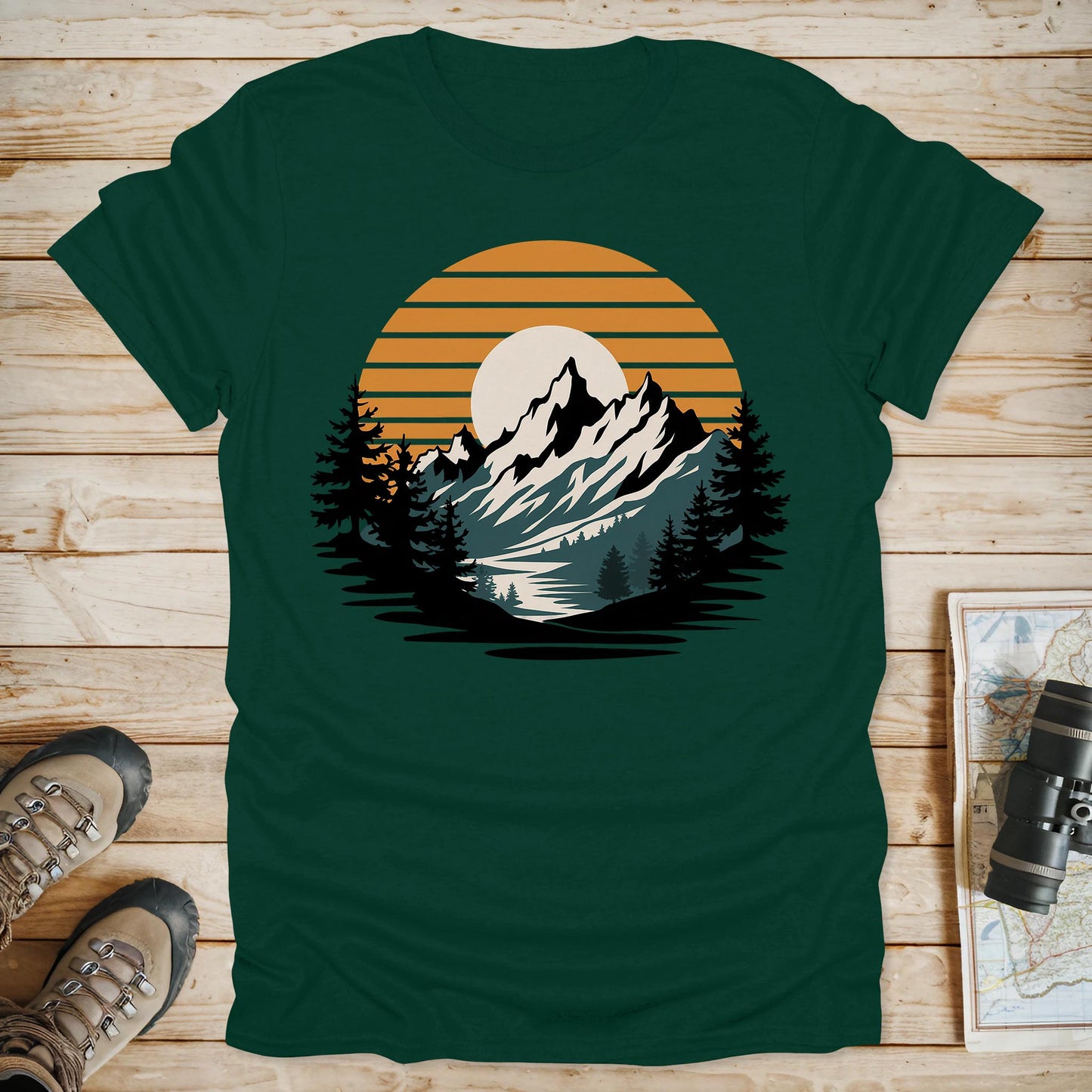Retro Rising Sun T-Shirt