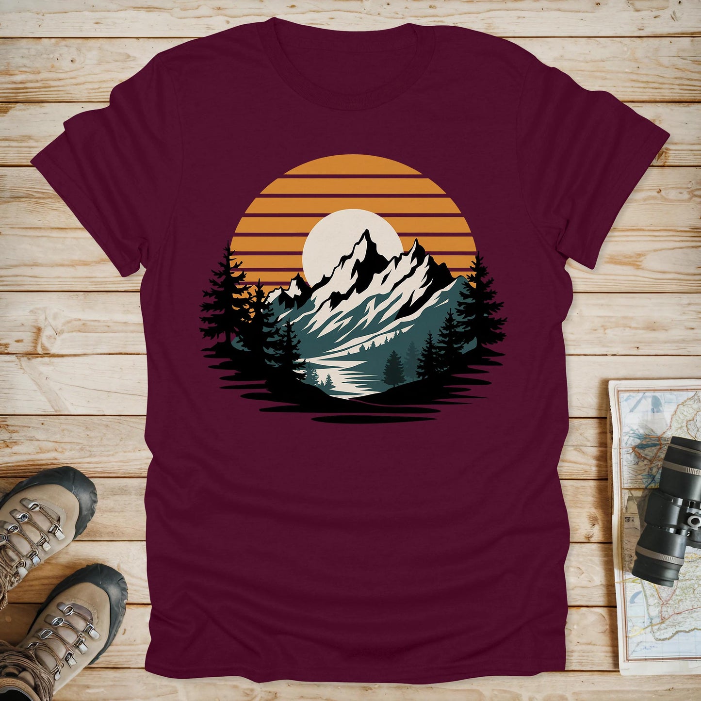 Retro Rising Sun T-Shirt