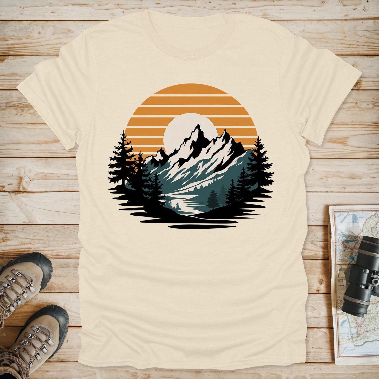 Retro Rising Sun T-Shirt