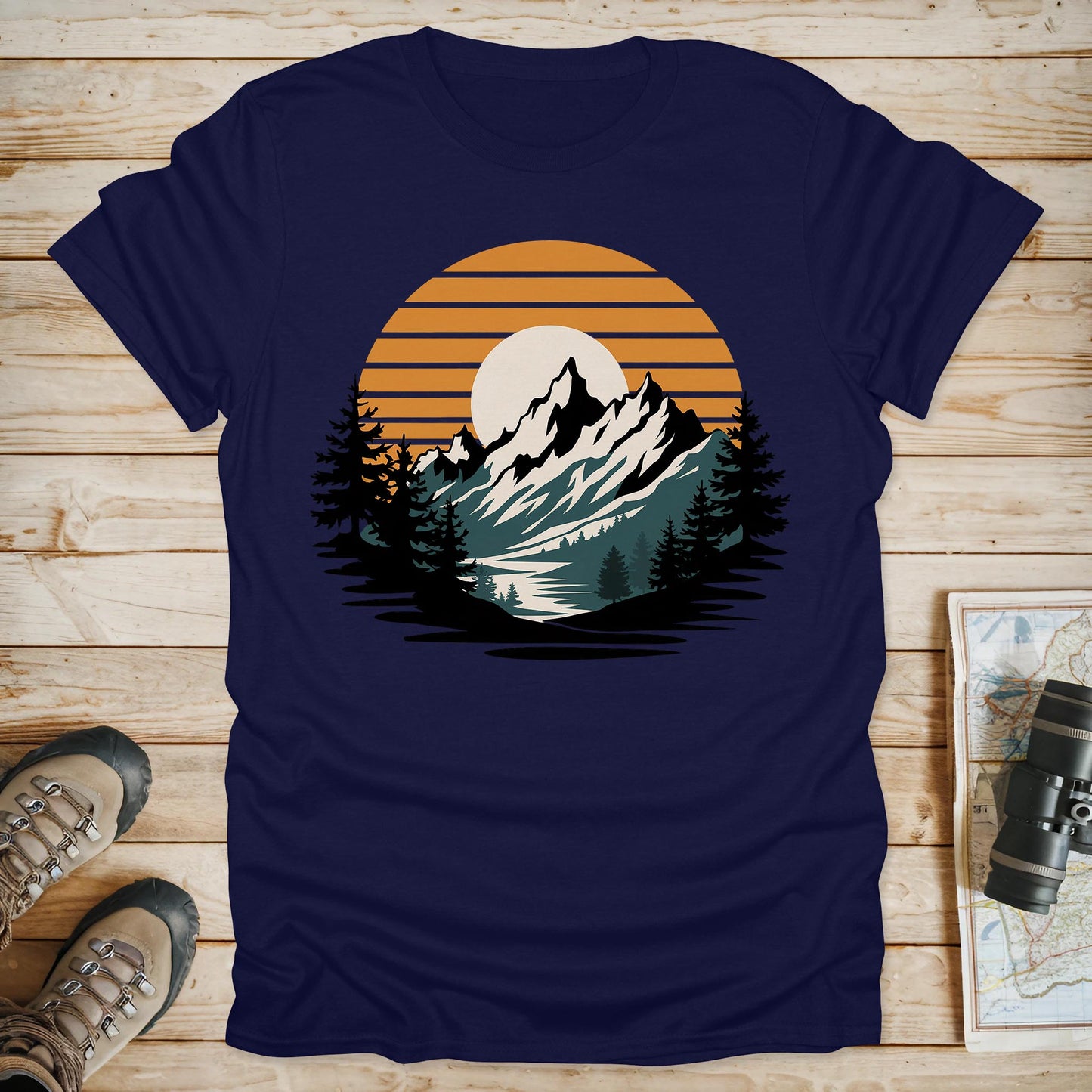 Retro Rising Sun T-Shirt