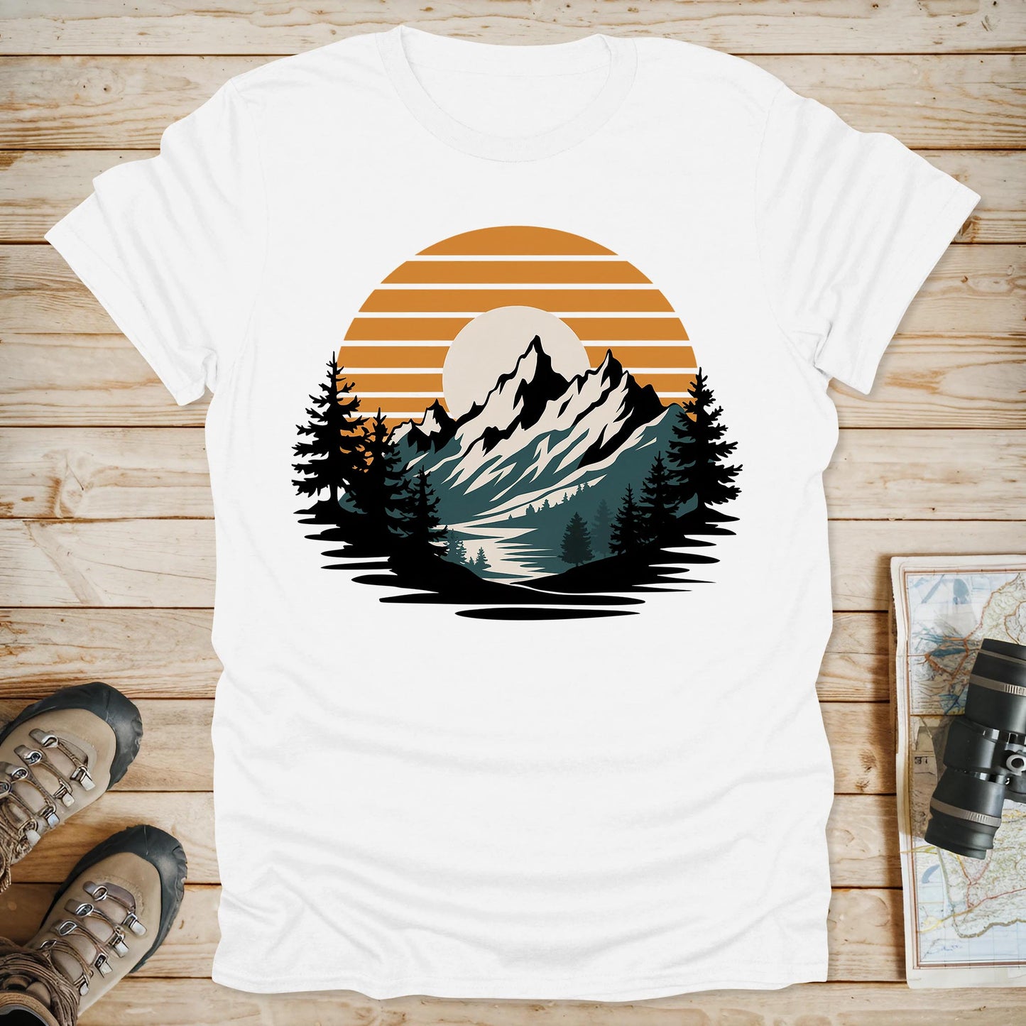 Retro Rising Sun T-Shirt