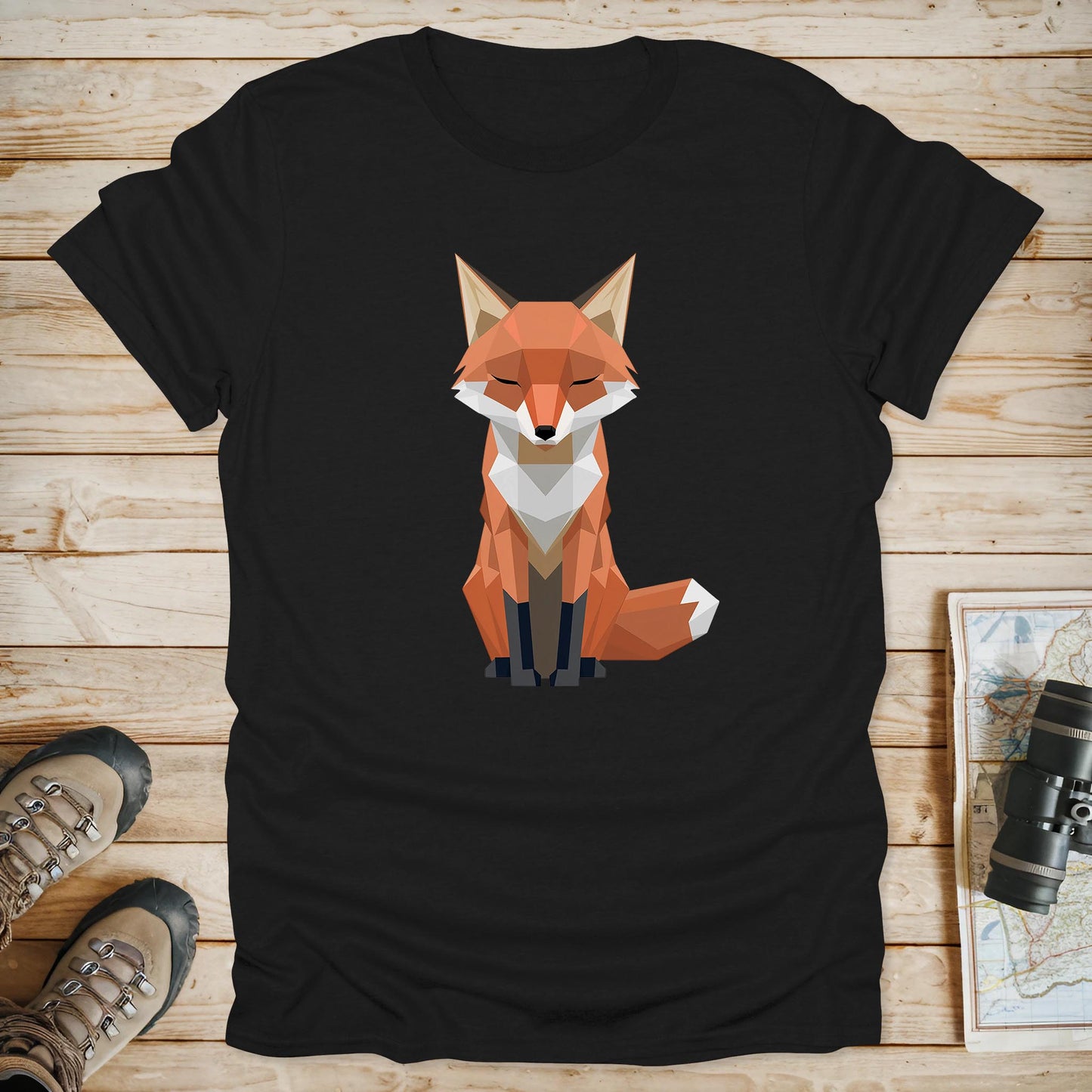 Geometric Fox T-Shirt