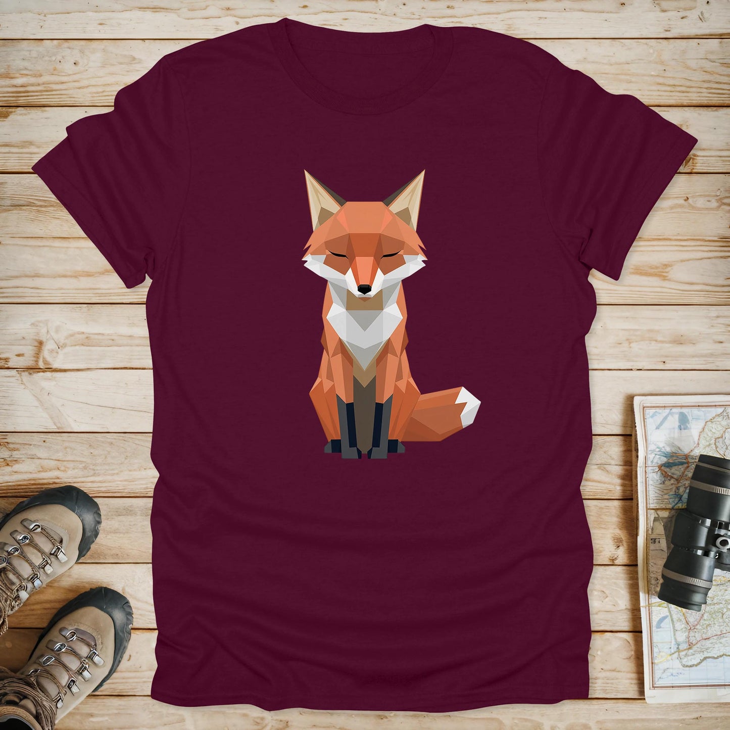 Geometric Fox T-Shirt