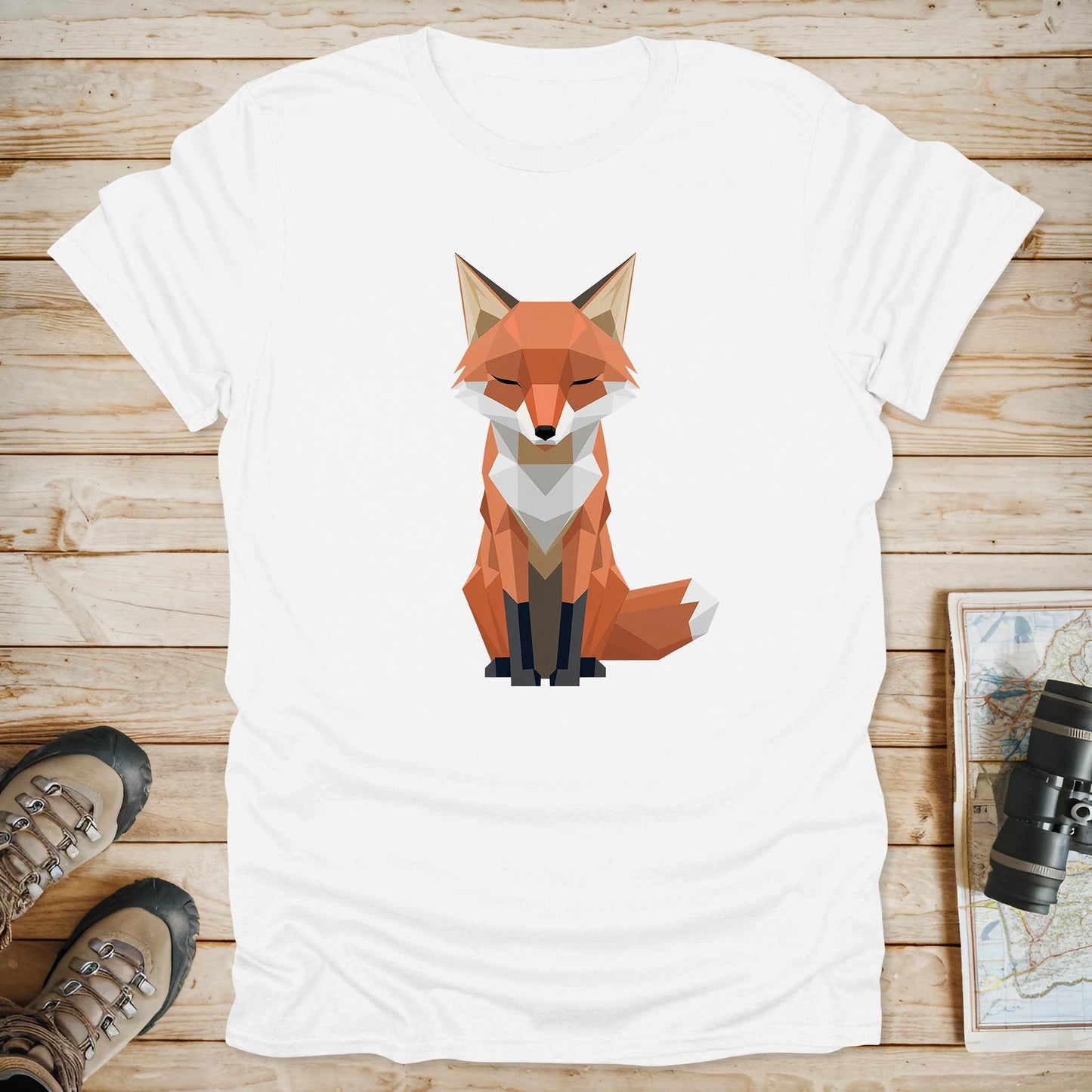 Geometric Fox T-Shirt